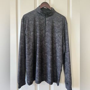 Men’s Straight Down Bunker Quarter zip, Size: Large